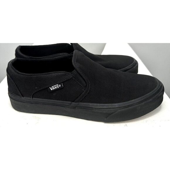 Vans Off The Wall Slip On Classic Stackform Skate Shoes Women 5 Black Low Top - Picture 5 of 11